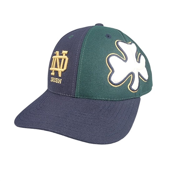 Twins Enterprise, Inc. Other - Vintage Notre Dame Fighting Irish Hat Size 8 Shamrock Twins Enterprise Fitted